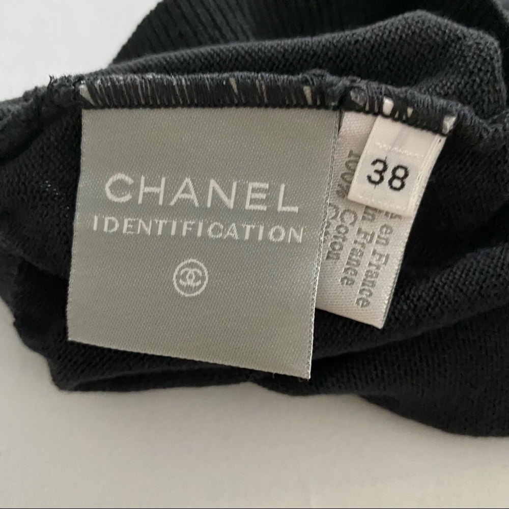 ❌SOLD❌ PRICE Chanel ICONIC Crop Top sz 38 - Picture 5 of 5